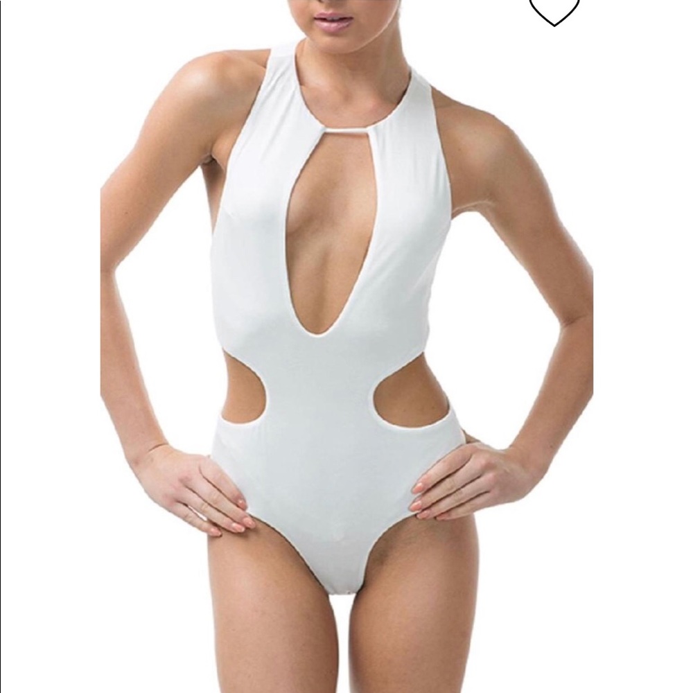 WHITE Caribbean Queen Monokini